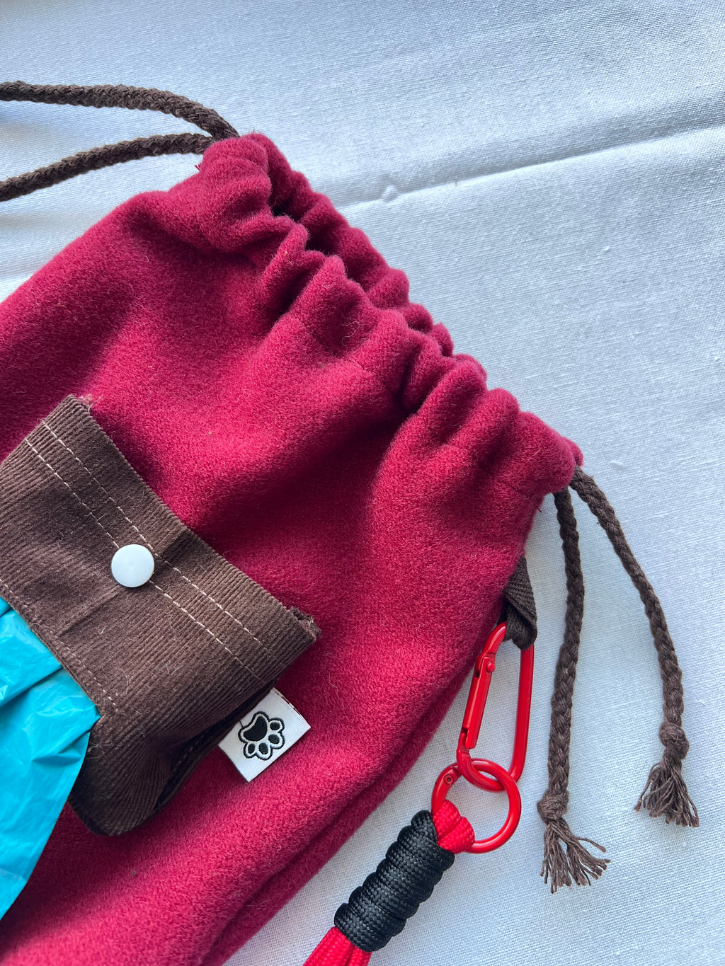 Handmade Poopbag - 	Drawstring