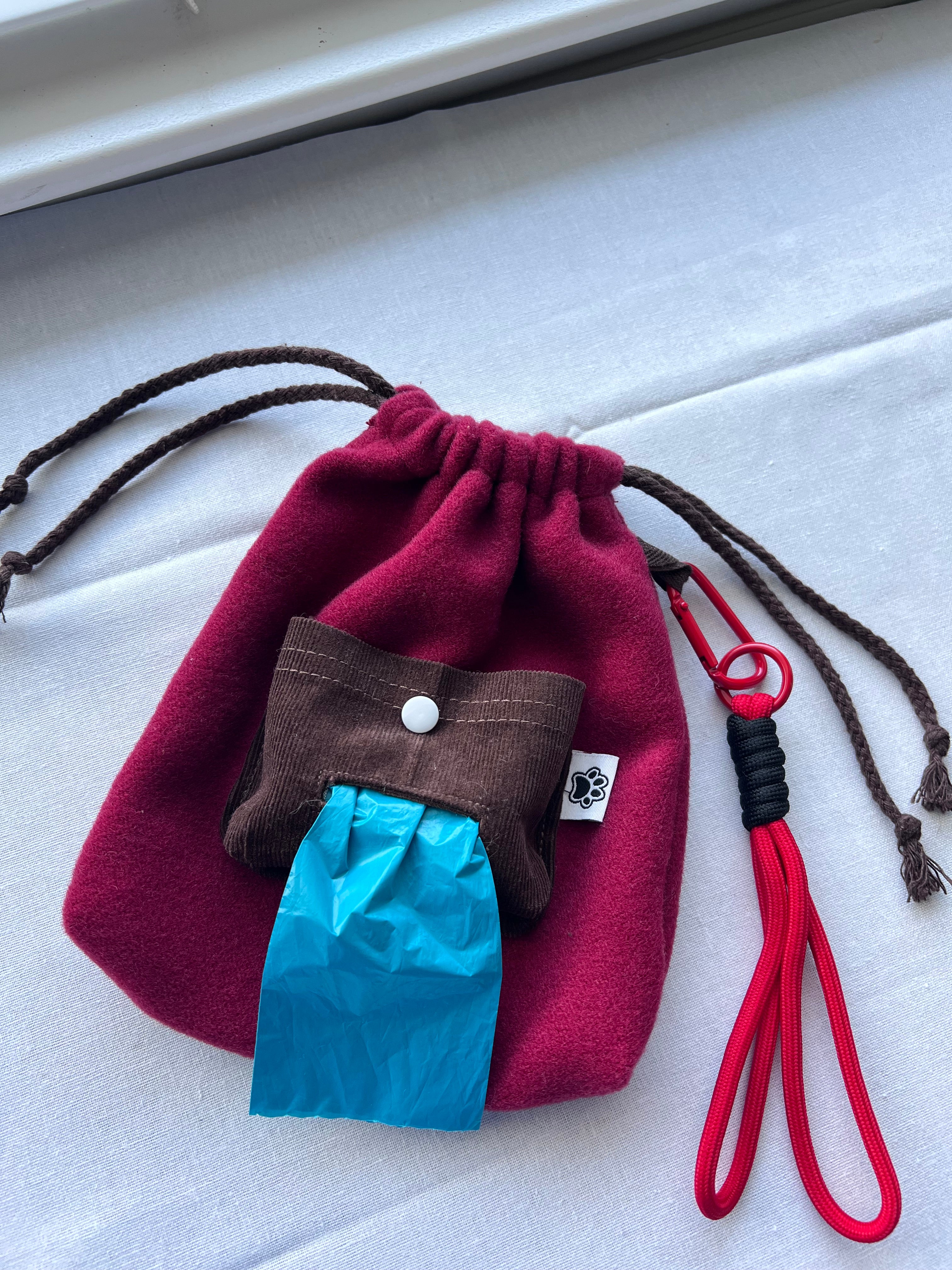 Handmade Poopbag - 	Drawstring