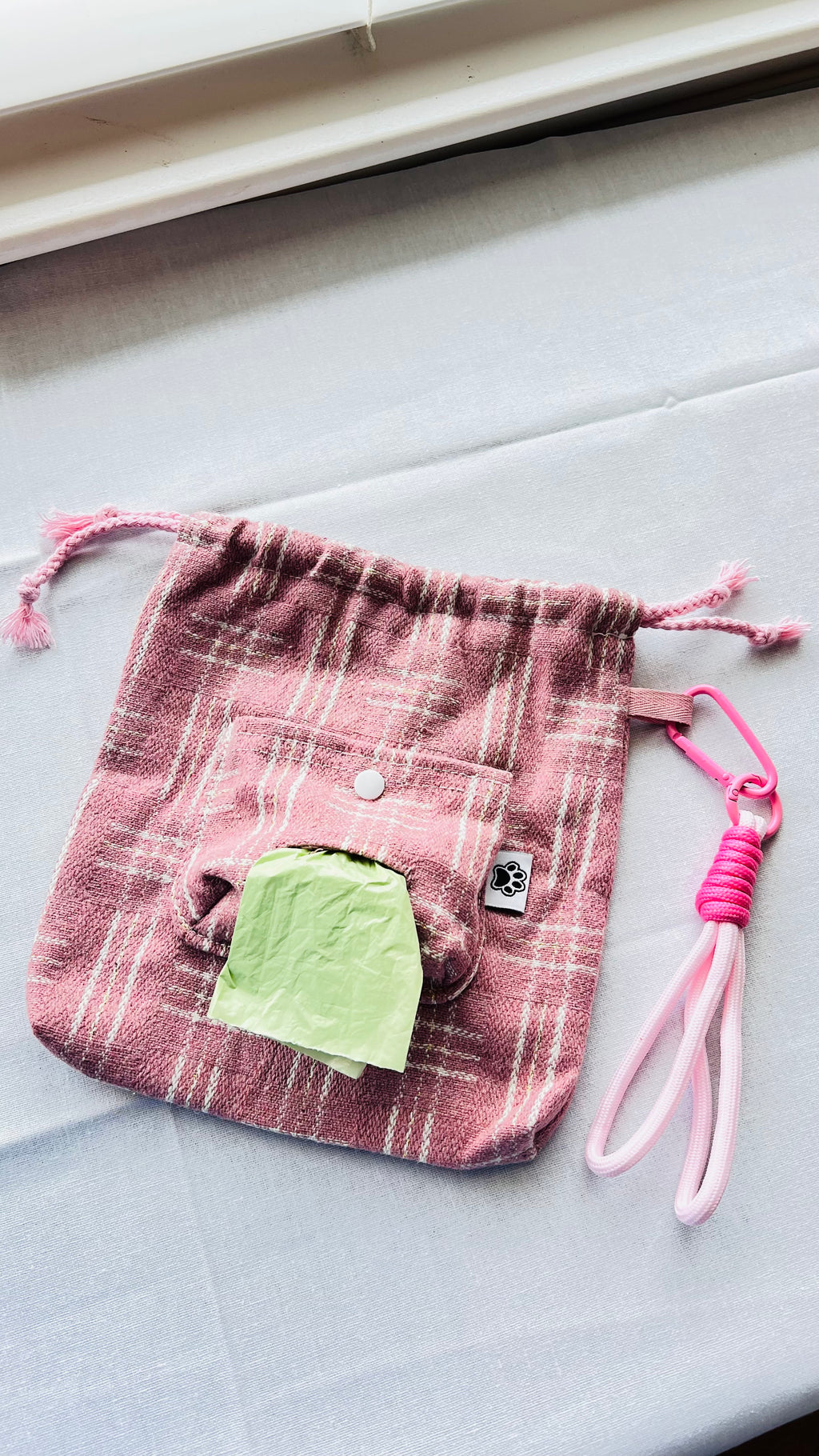 Handmade Poopbag - 	Drawstring