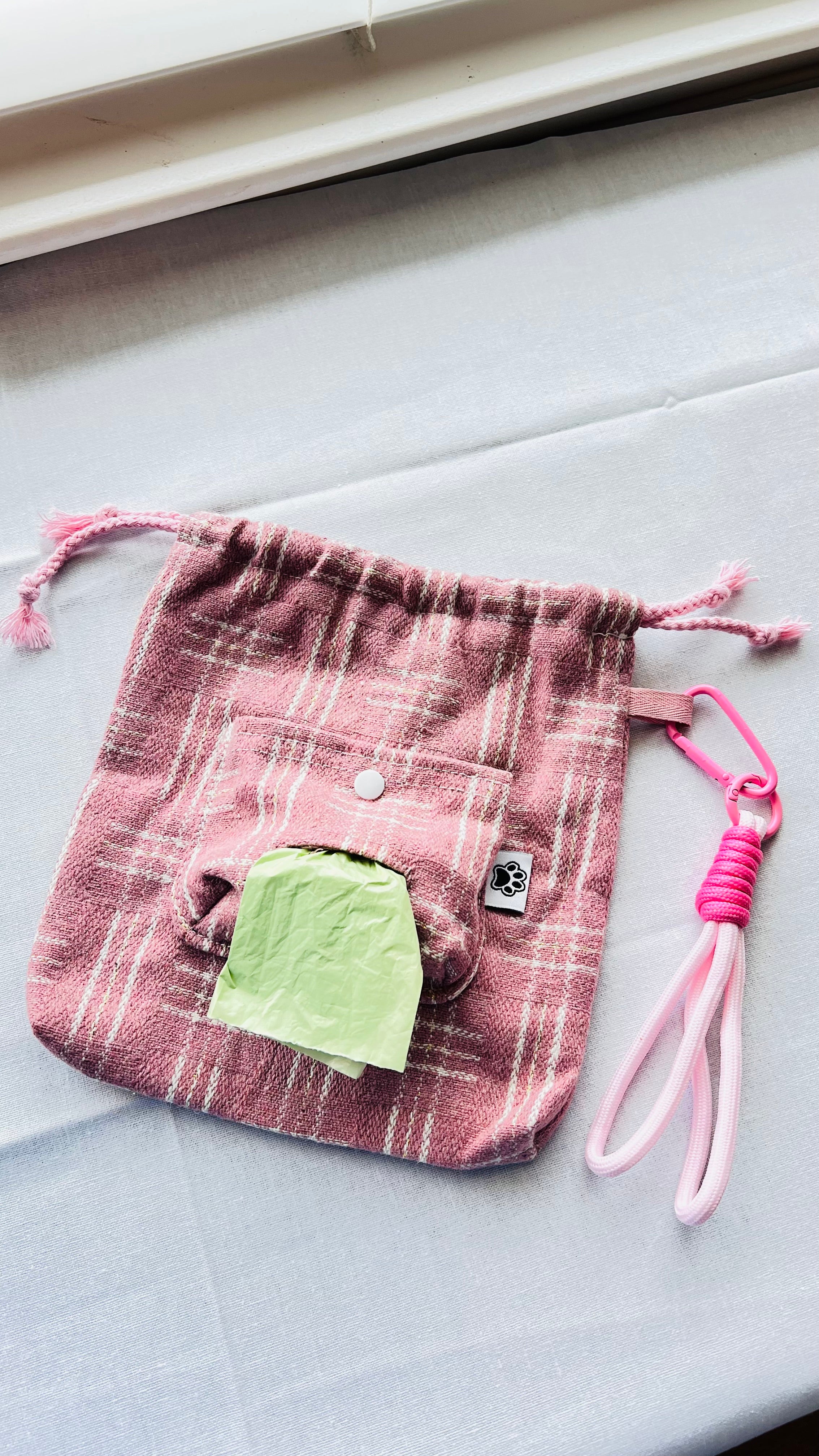 Handmade Poopbag - 	Drawstring